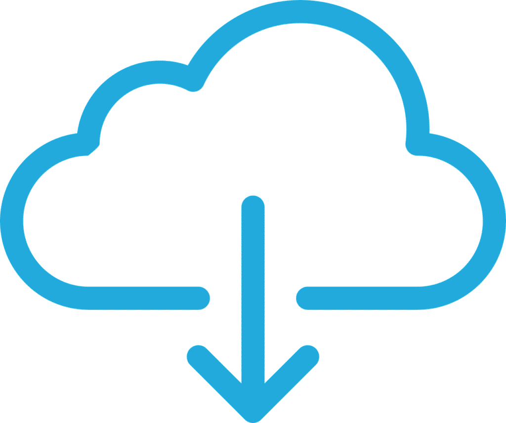 Free download cloud file download vector